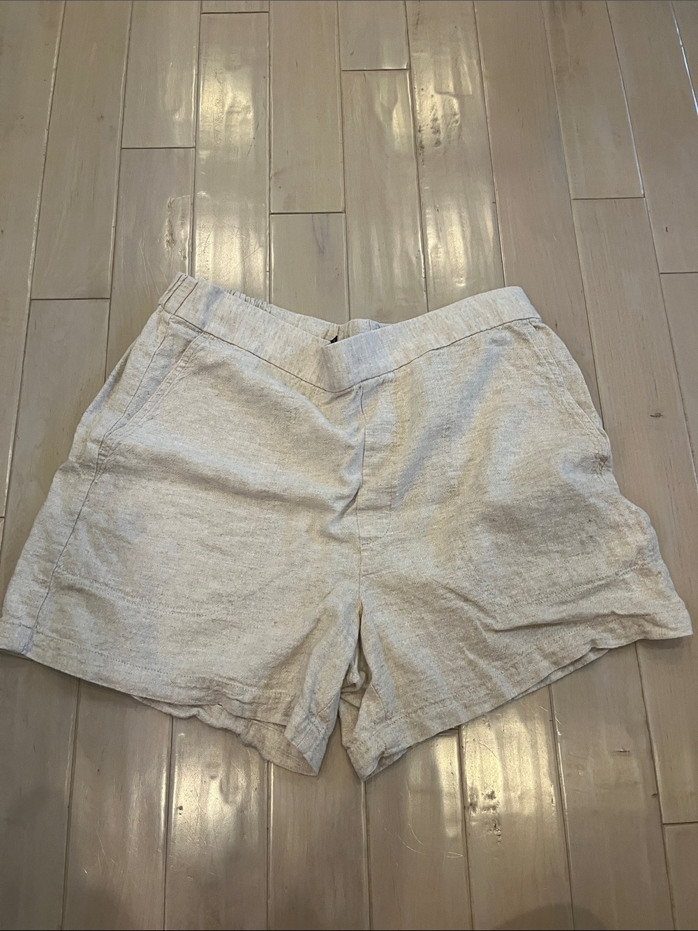 Banana Republic Factory Flax Linen-Blend Bermuda Shorts
